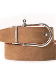 Riomar Reversible Belt: Tan / Halyard