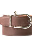Riomar Reversible Belt: Mahogany / Teak