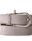 Riomar Reversible Belt: Stingray Grey / Navy Suede