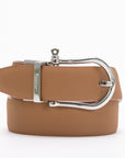Riomar Reversible Belt: Tan / Halyard