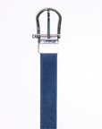 Riomar Reversible Belt: Blue Marlin / Navy Suede