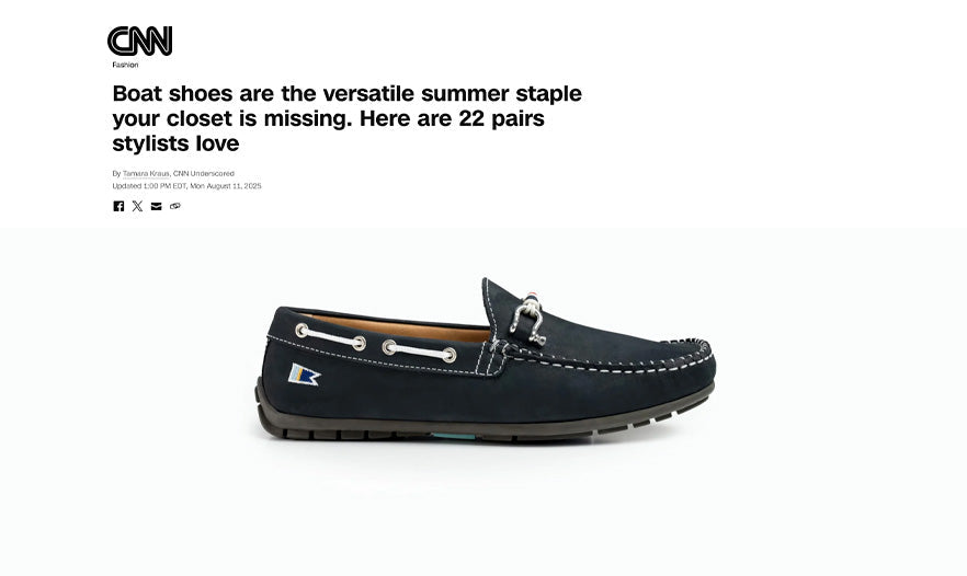 CNN names Riomar "Best Boat Shoes 2025"