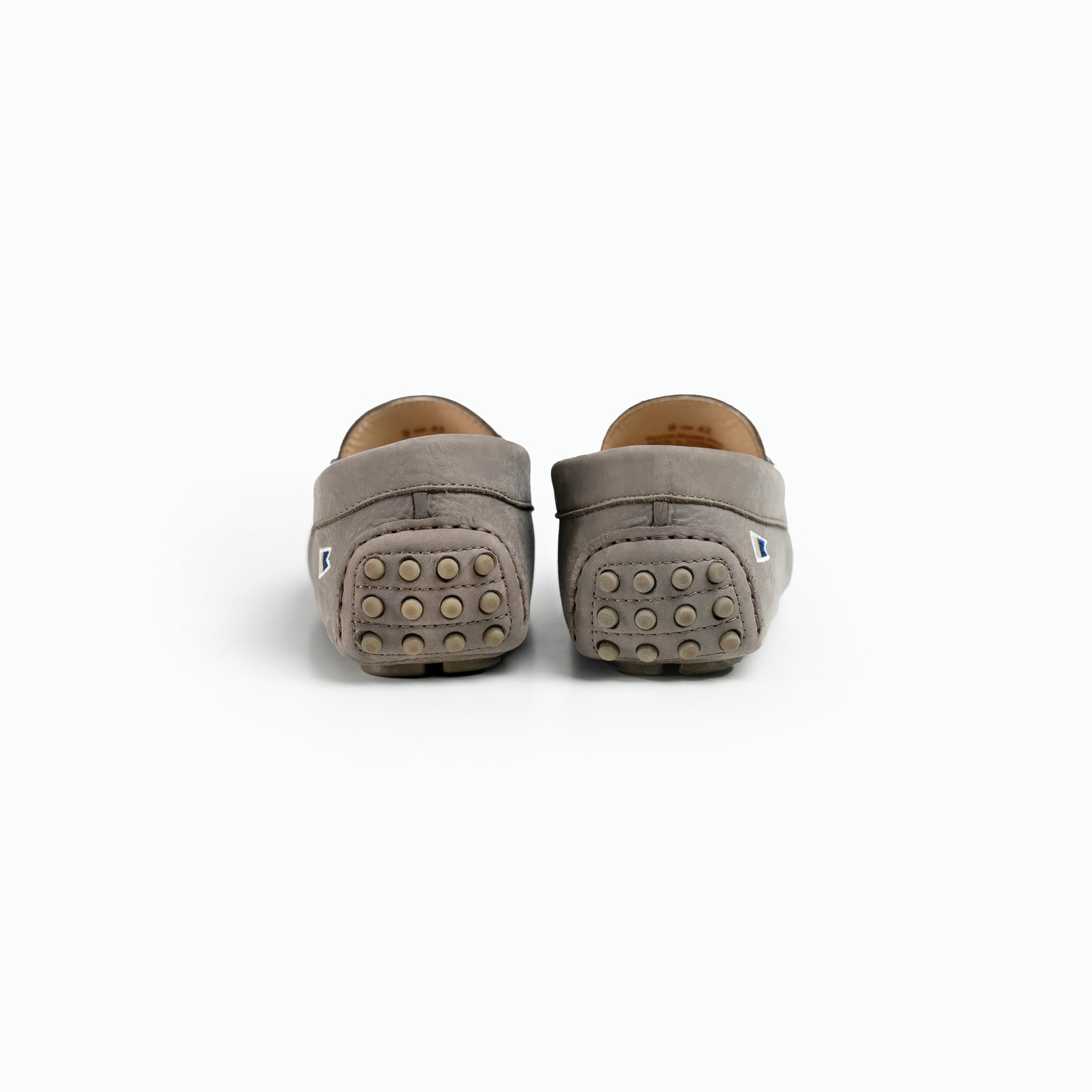 Riomar The Hemingway Deck Driver Grey Suede Leather Loafers Men’s US 15 EUR 49 The Hemingway - Classic – Riomar Shoes main image 2