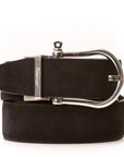 Riomar Reversible Belt: Tuxedo / Stingray Grey